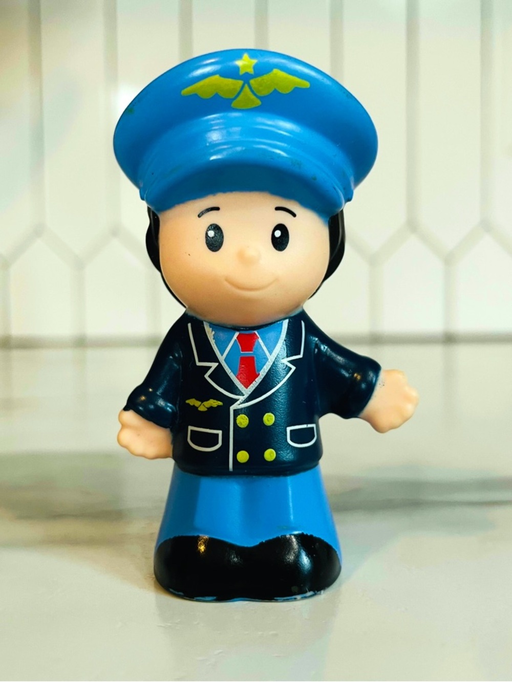 Fisher Price Little People Spinnin's Sounds Airport Figure - Pilot